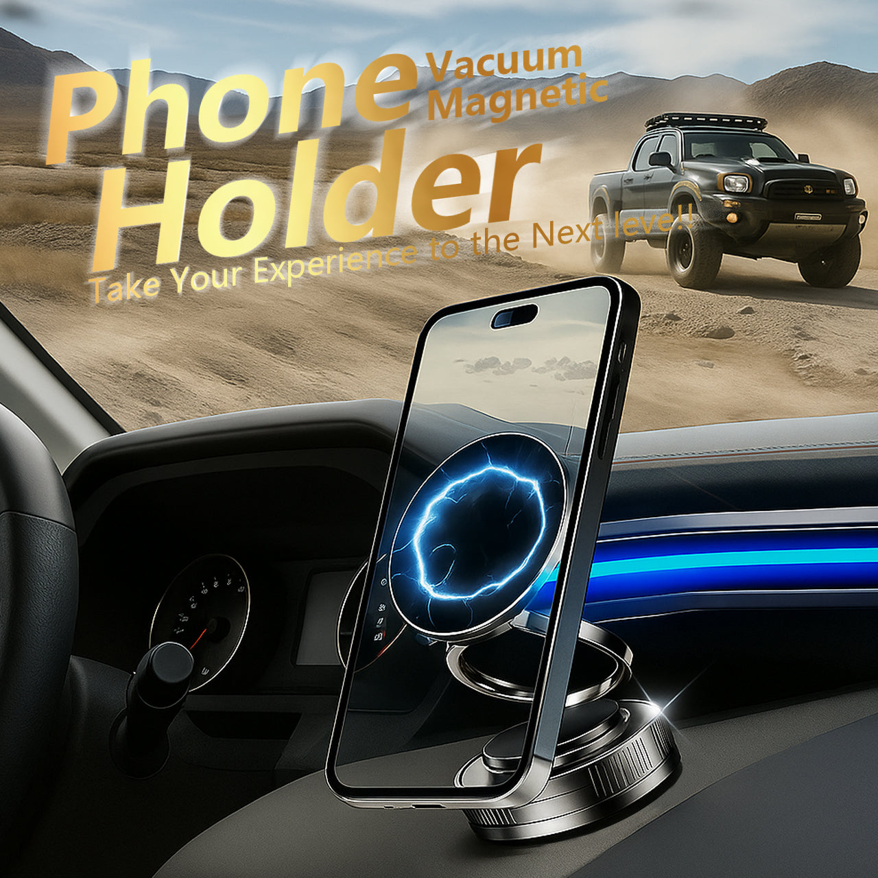 💧Hot Sale 60% OFFMagnetic Phone Stand, 🔄360° Fordable and Retractable The Ultimate Viewing Companion💧