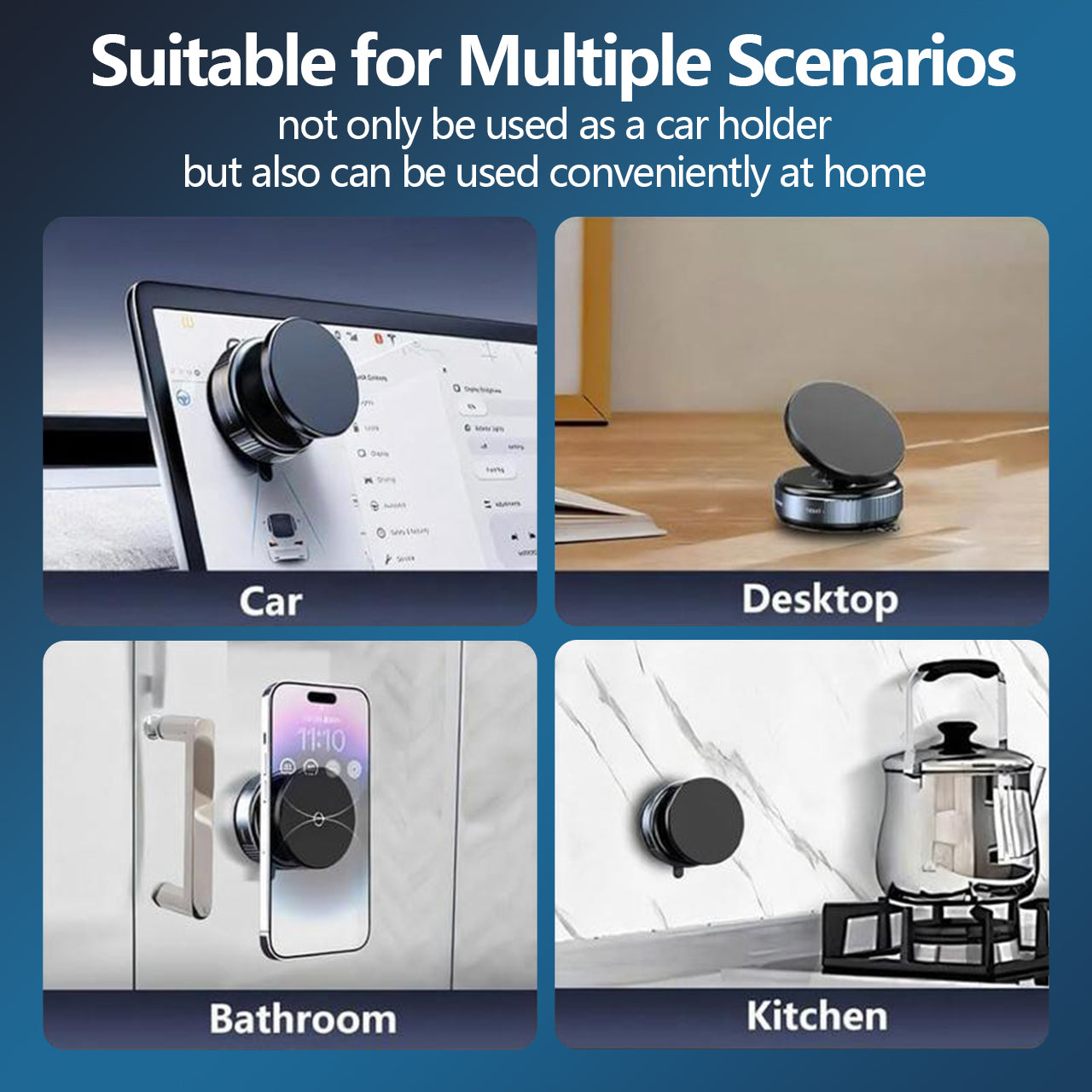 💧Hot Sale 60% OFFMagnetic Phone Stand, 🔄360° Fordable and Retractable The Ultimate Viewing Companion💧