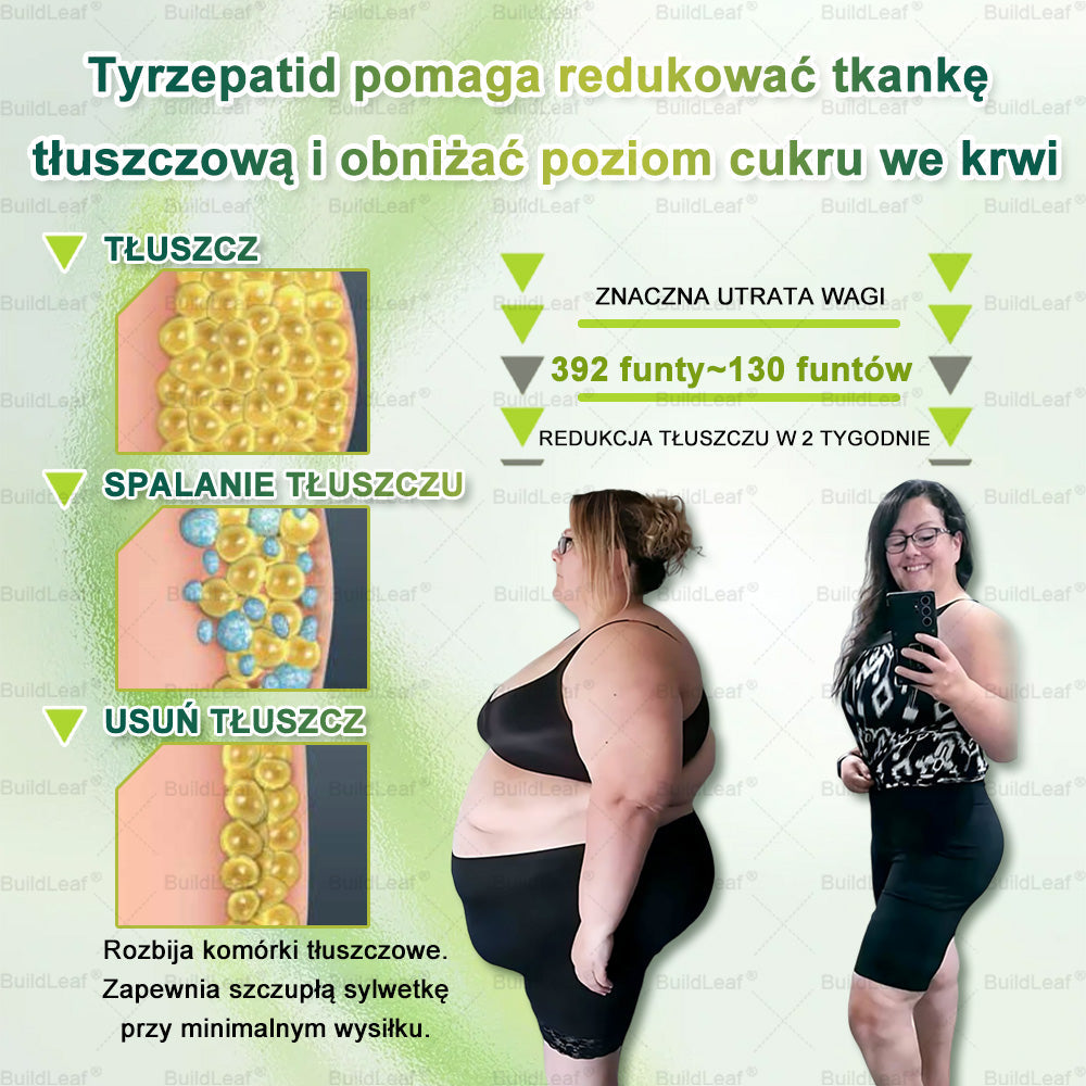 BuildLeaf® 💧 GLP-1 8-w-1 Fit & Vital Rozwiązanie(Jednorazowe dziennie, widoczne zmiany w ciągu 7 dni)
