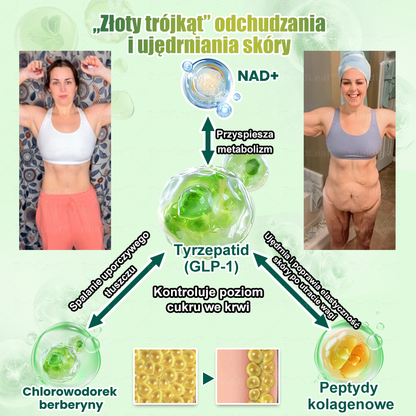 BuildLeaf® 💧 GLP-1 8-w-1 Fit & Vital Rozwiązanie(Jednorazowe dziennie, widoczne zmiany w ciągu 7 dni)