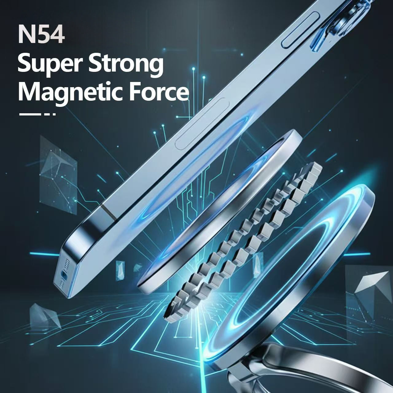 💧Hot Sale 60% OFFMagnetic Phone Stand, 🔄360° Fordable and Retractable The Ultimate Viewing Companion💧