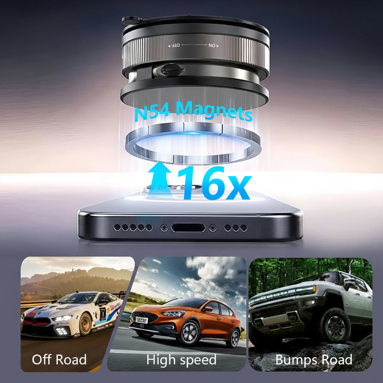 💧Hot Sale 60% OFFMagnetic Phone Stand, 🔄360° Fordable and Retractable The Ultimate Viewing Companion💧